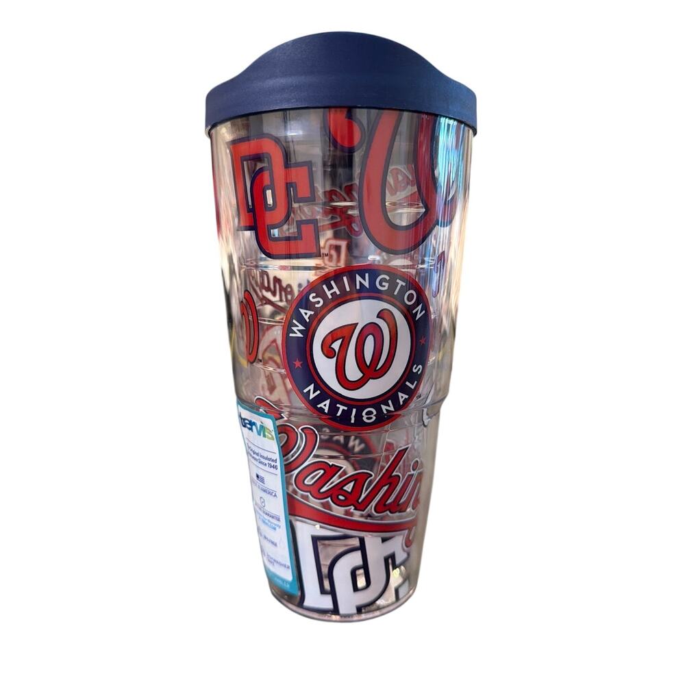 NEW Tervis Washington Nationals All Over Print Tumbler with Lid, 24 oz